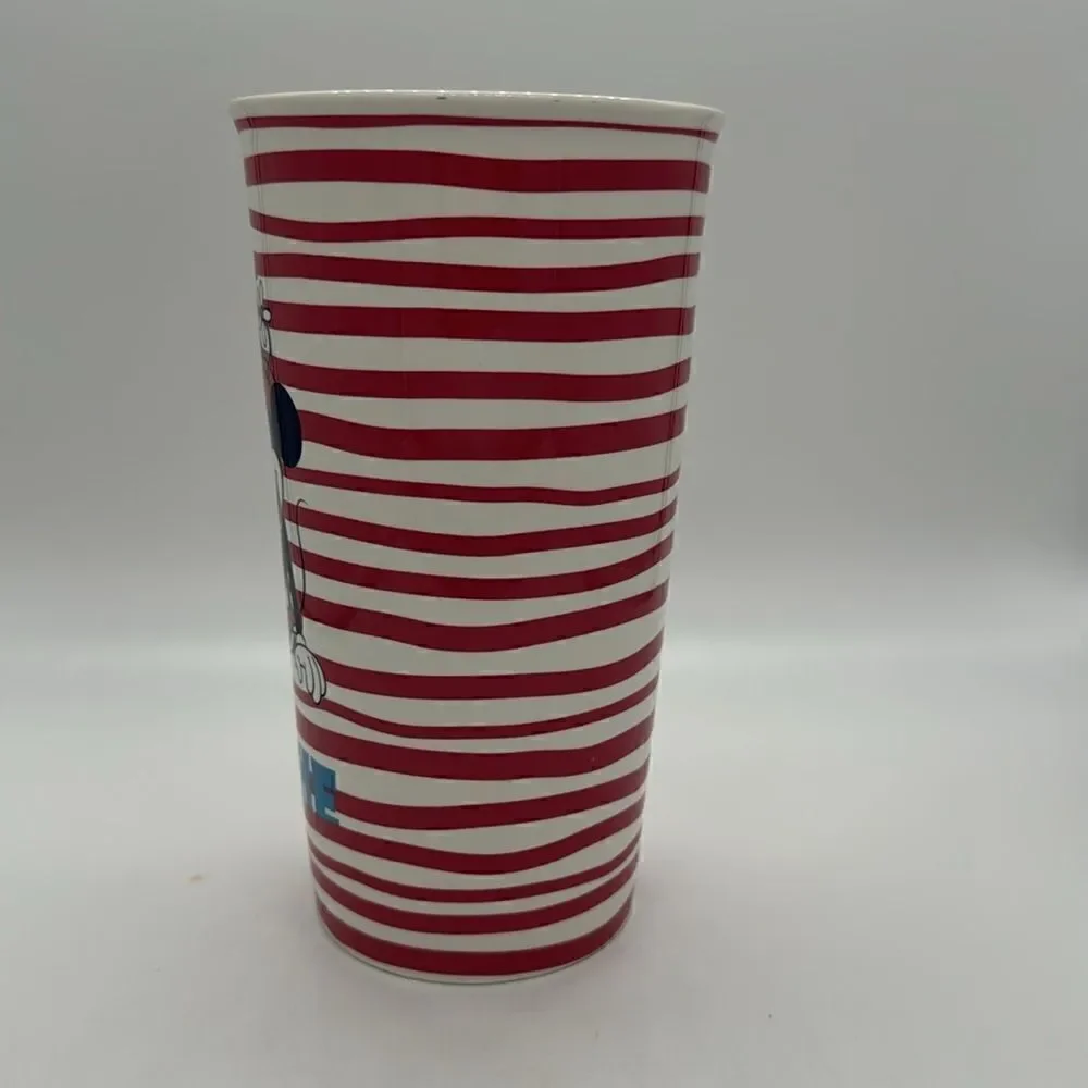 Disney Parks Travel Tumbler Minnie Mouse Ceramic 12 oz